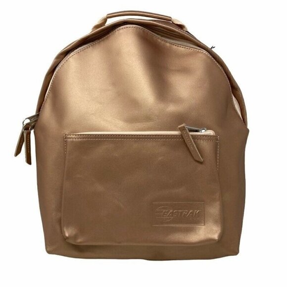 NEW Eastpak Orbit Sleek'r Backpack Pink Leather - Picture 6 of 12
